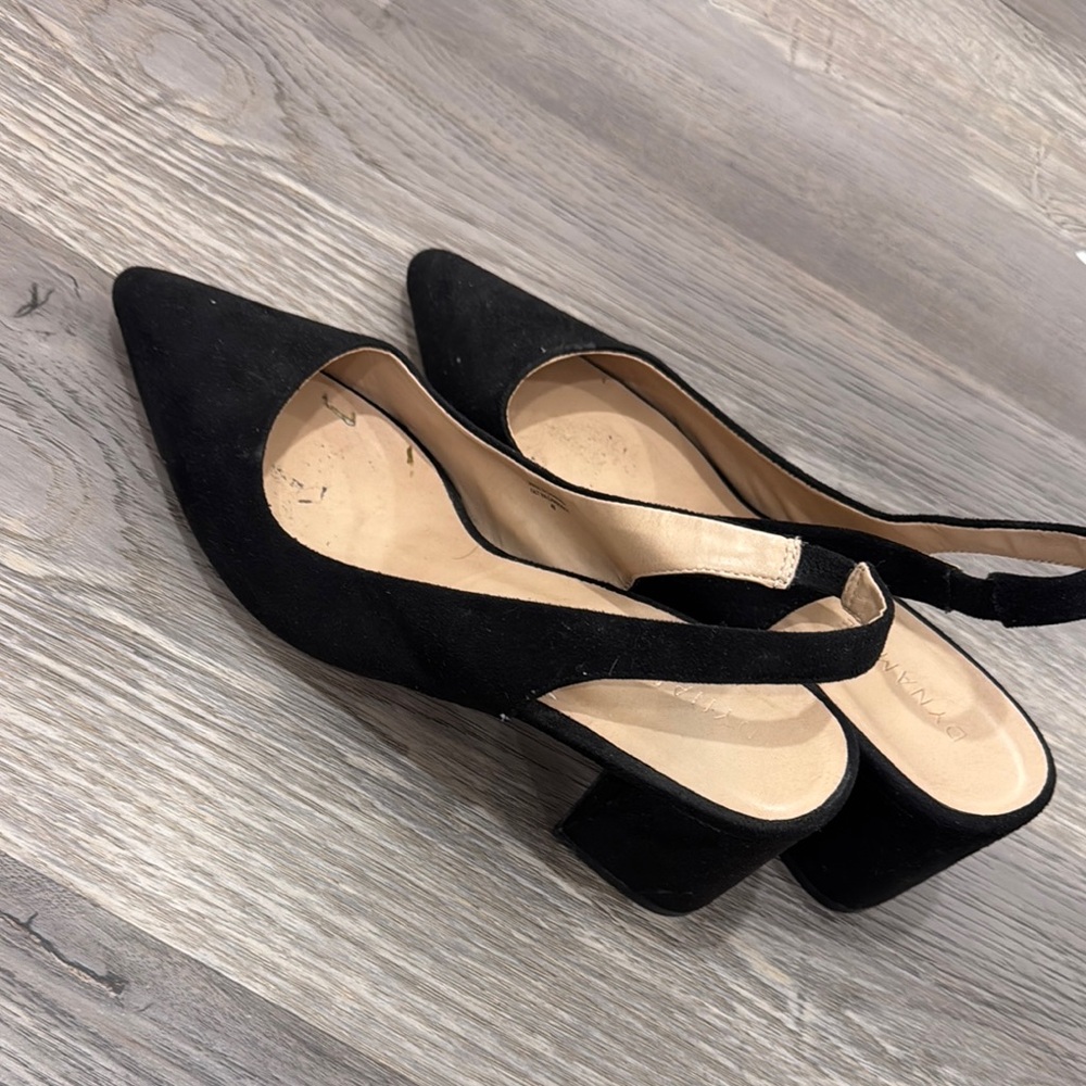 Dynamite Black Cut-Out Heels